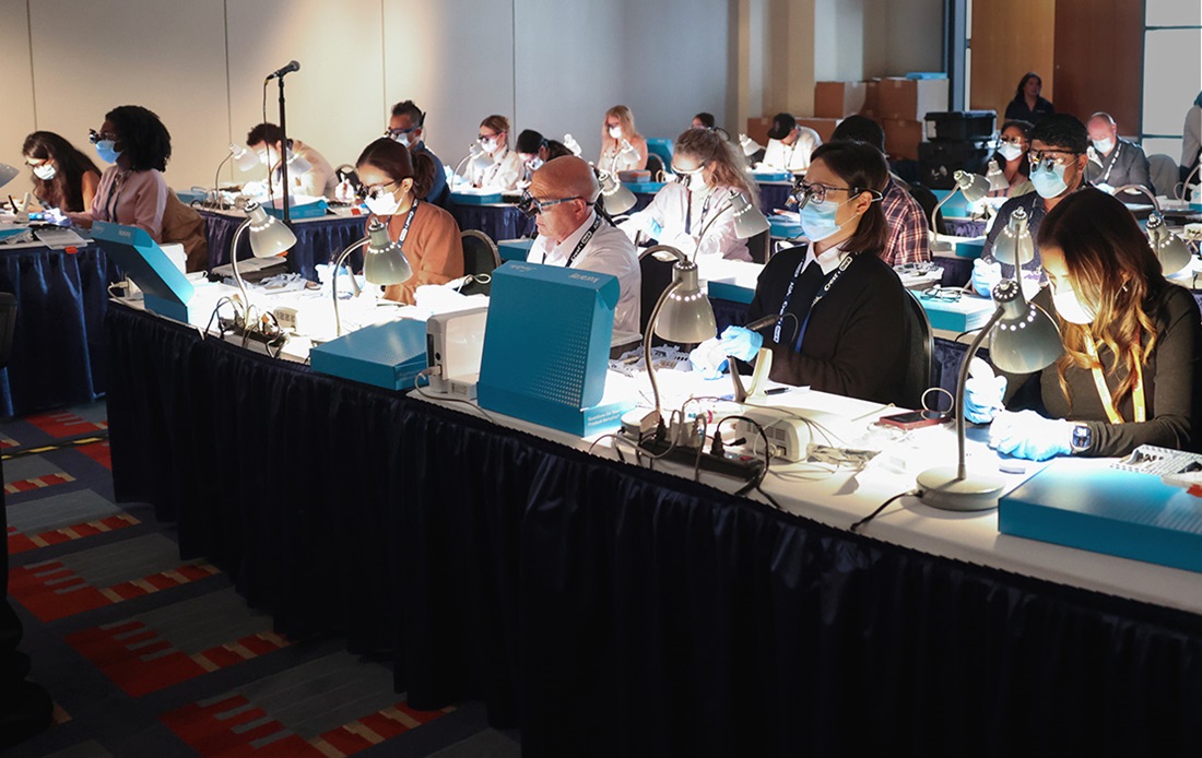 Image of group gathered in a meeting space