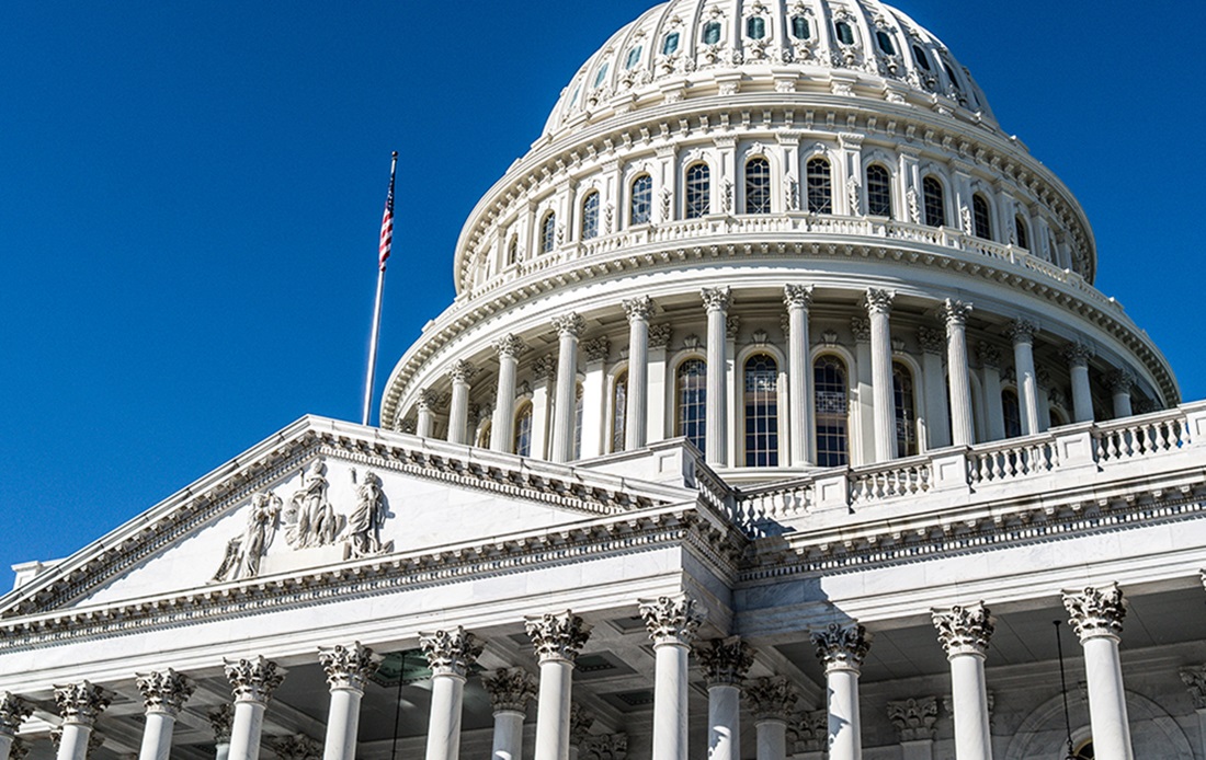 A photograph on the U.S. Capital Building.