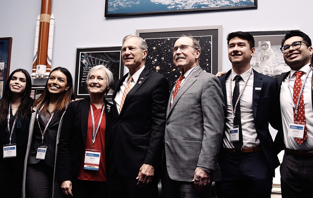 A photograph of ADA members advocating on Capitol Hill.
