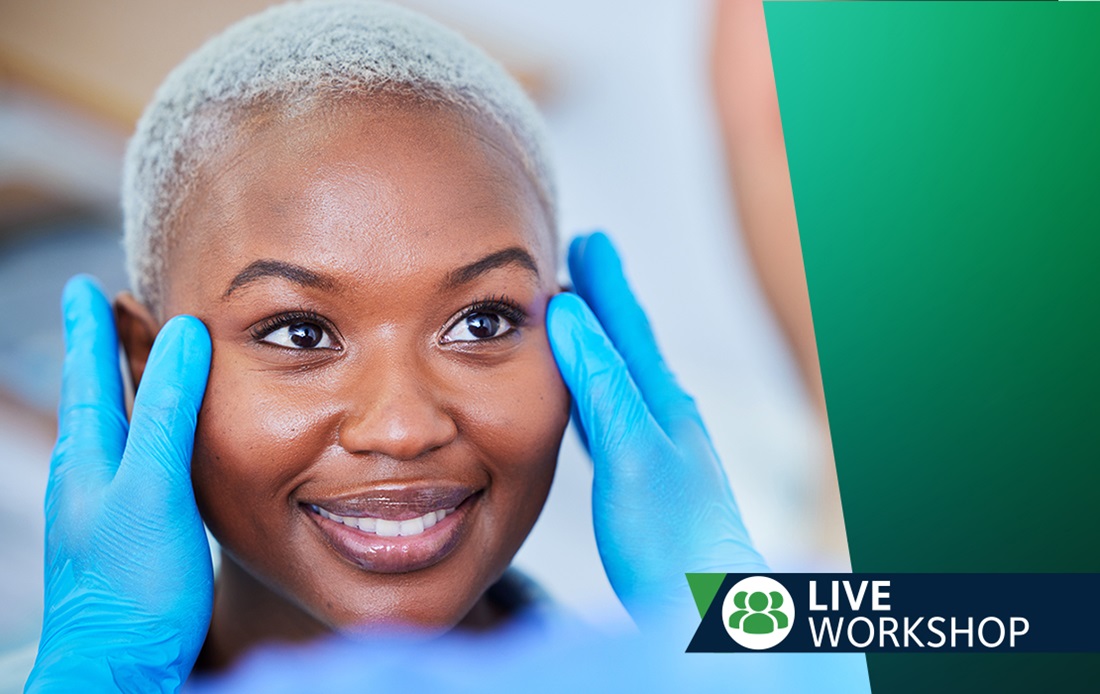 Woman receiving Botox treatment during an ADA Botox CE training course