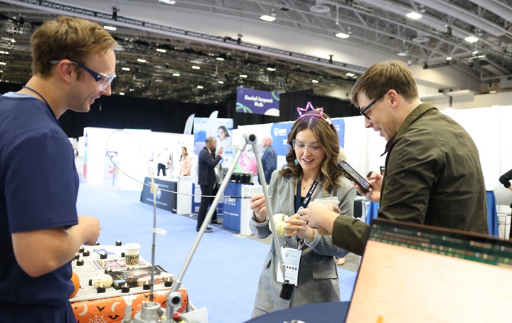 People meeting at a conference