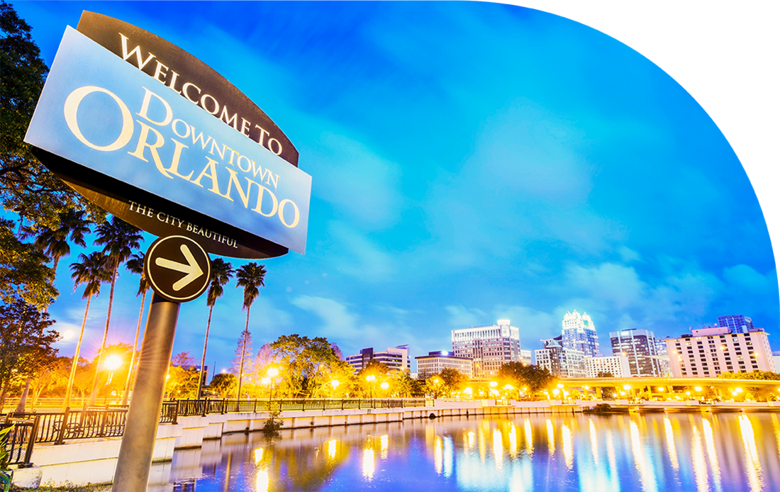 Welcome to Orlando sign