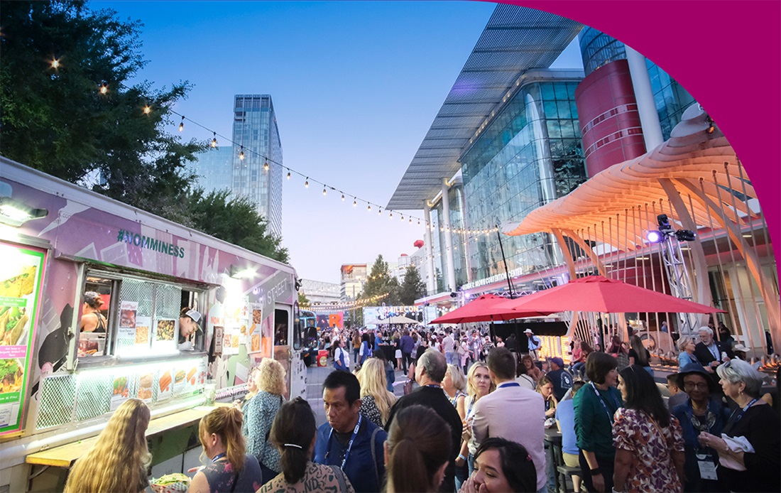 Attendees enjoying Street Fest at SmileCon 2022
