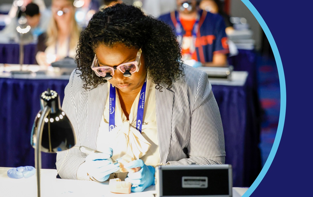 attendee at SmileCon during hands-on activity