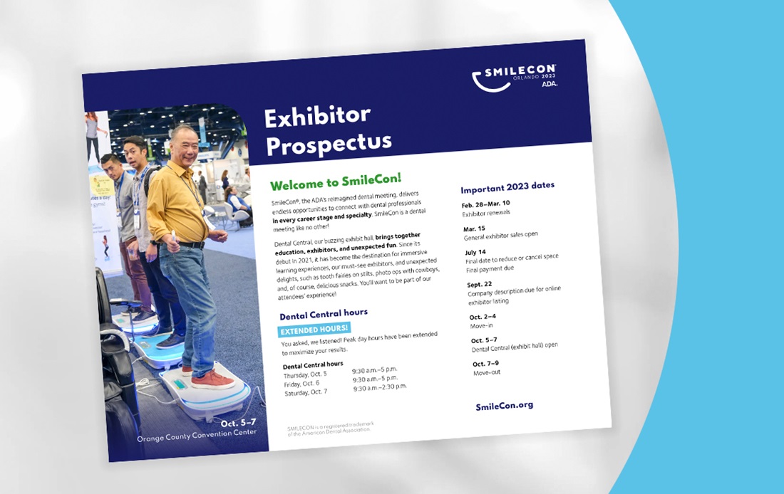 Snapshot of Exhibitor Prospectus cover