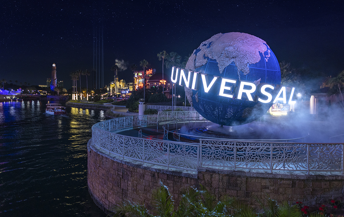 Universal globe at Universal Islands of Adventure