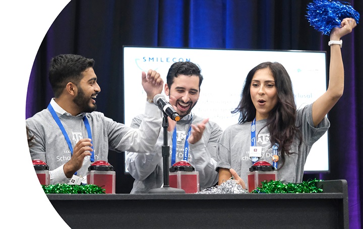 Dental Olympics participants at SmileCon