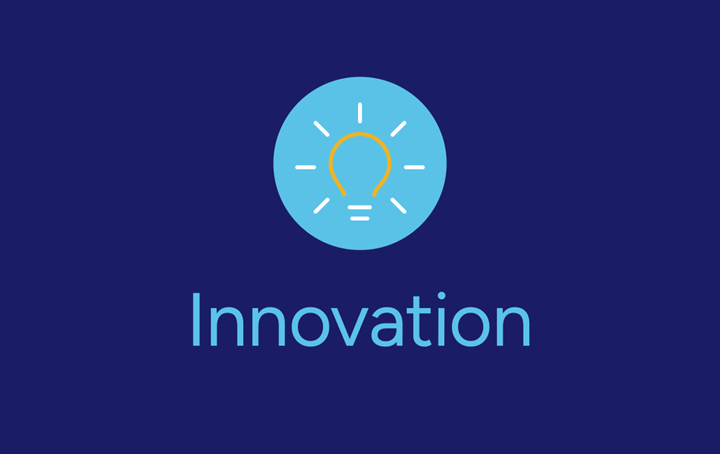 Innovation text graphic