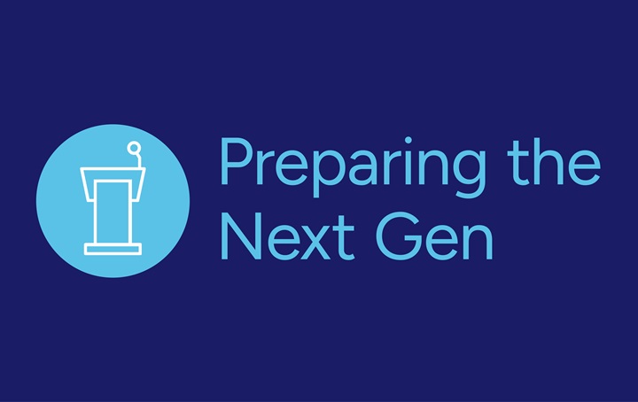 "Preparing the Next Gen" text graphic