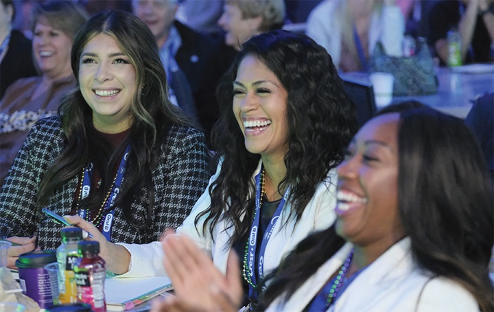 Attendees enjoying Opening Session