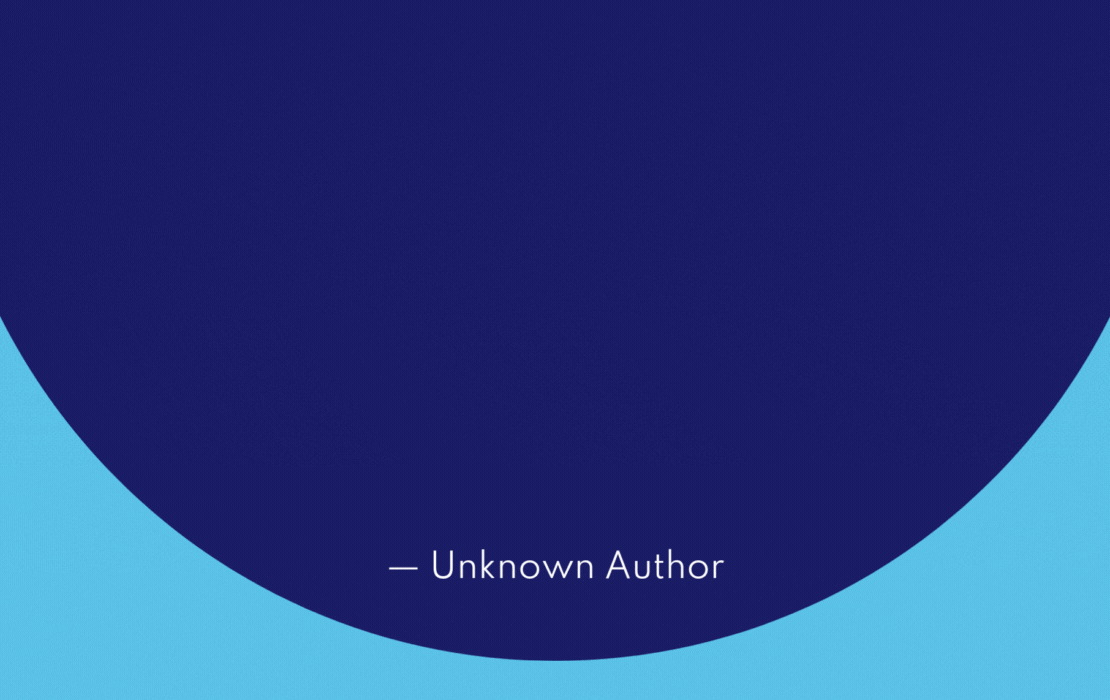 Be the change you wish to see in the world - Unknown