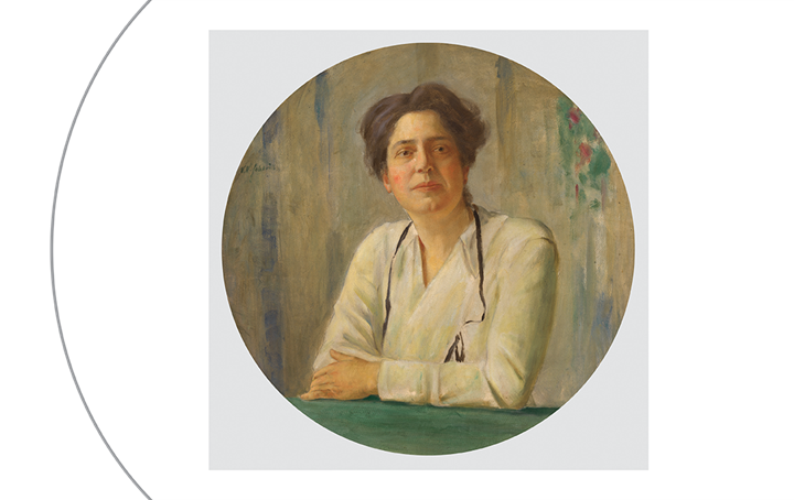 Early portrait of woman