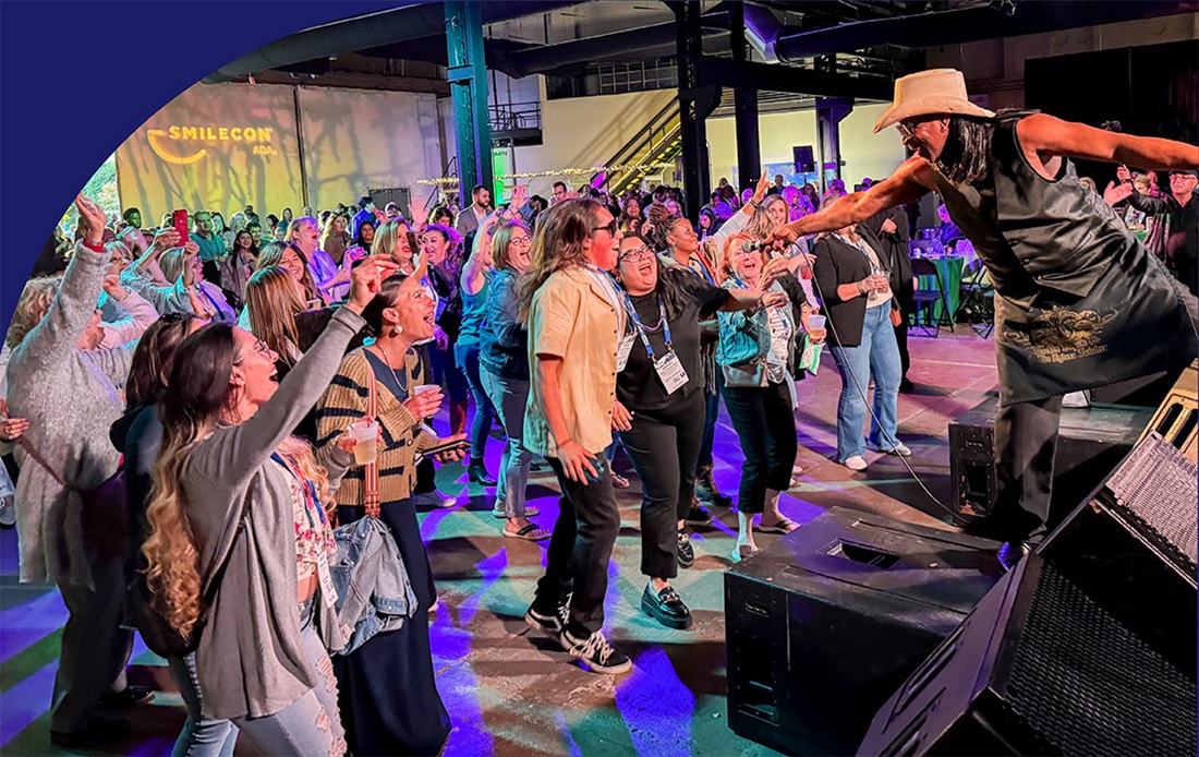 Crowd enjoying a concert