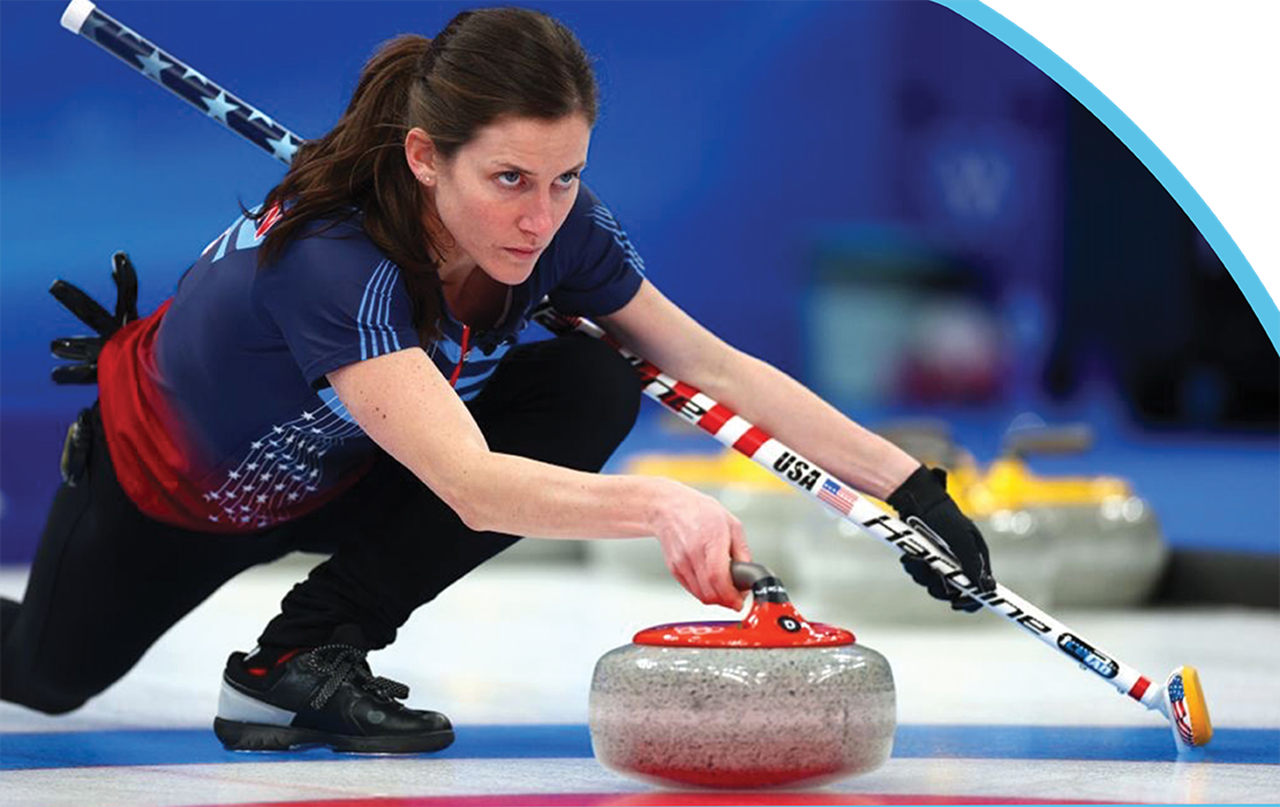 Tara Peterson curling