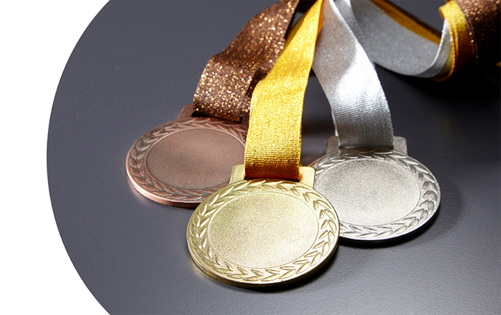 image of medals representing Dental Olympics