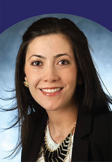 A photographic portrait of ADA Smilecon 2022 scheduled speaker, Dr. Anabella Oquend