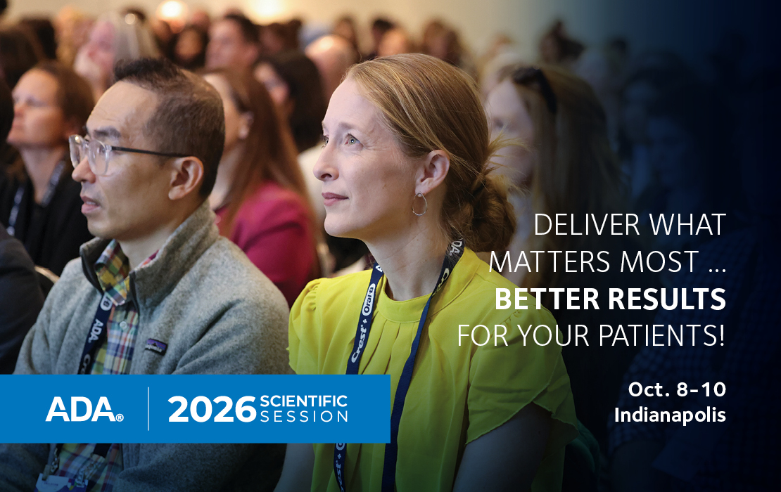 Attendees at a conference. ADA 2026 Scientific Session