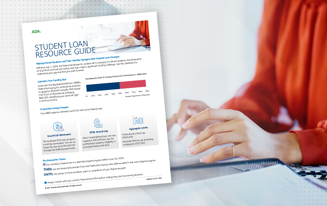 ADA Student Loan Guide