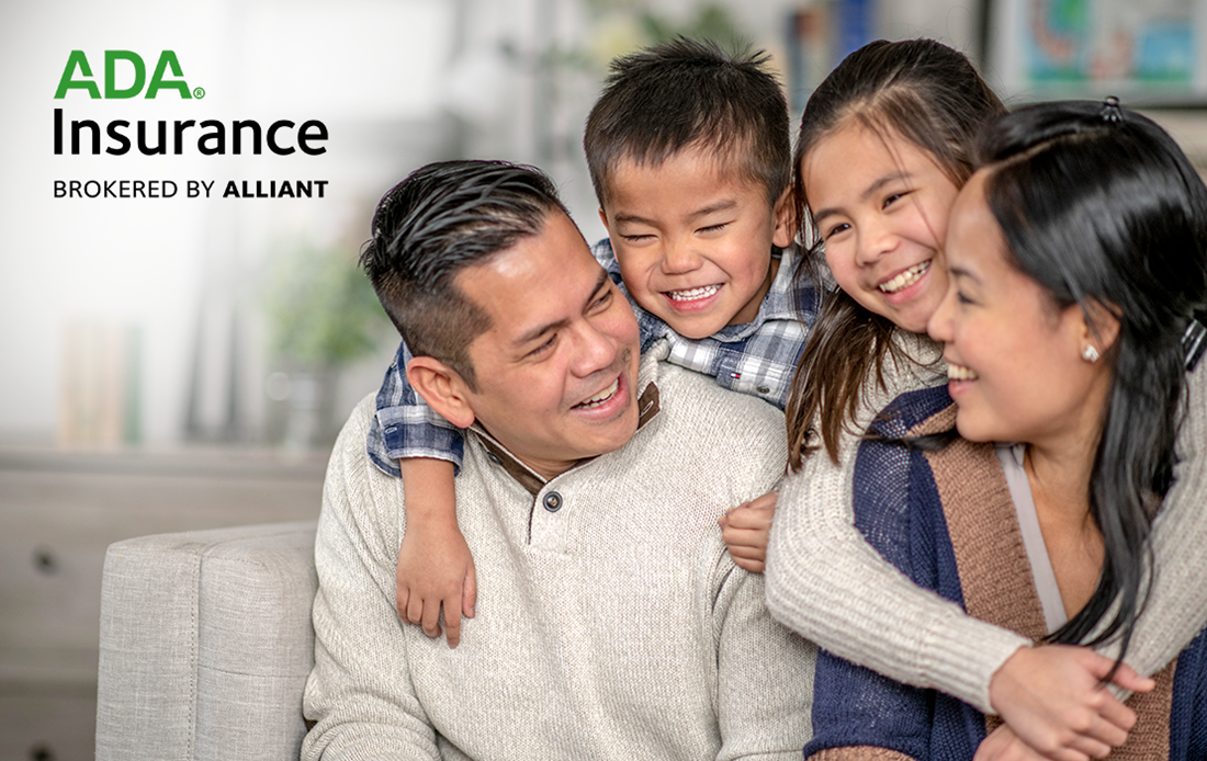 Family enjoying ADA Insurance brokered by Alliant
