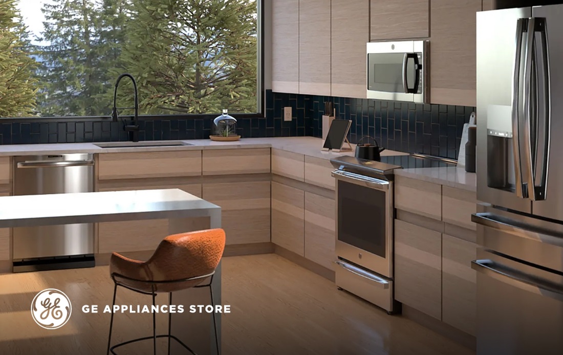 ADA Giveaway, a photograph of a GE full featured kitchen.