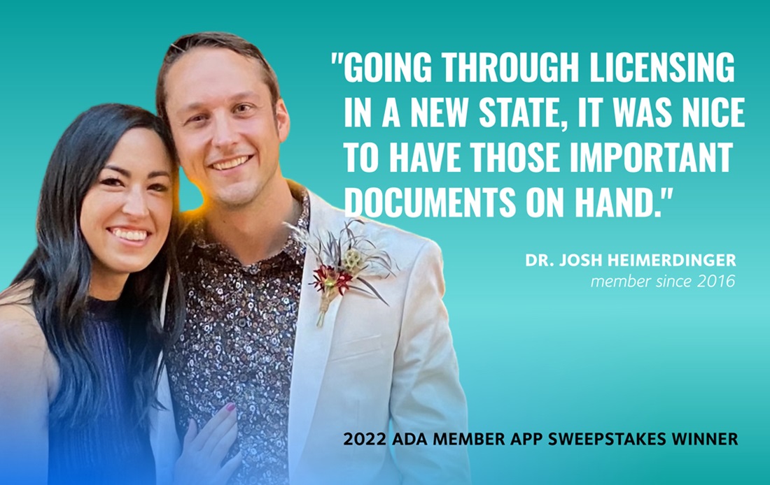 Dr. Josh Neimerdinger and his wife.