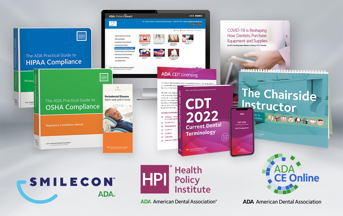 Collage of products within the ADA Business Product Portfolio
