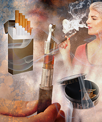 E-cigarette illustration