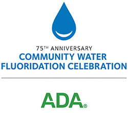 Image of 75th Anniversary Community Water Fluoridation Celebration - ADA logo