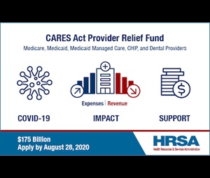 CARES Act Provider Relief Fund Image from HHS