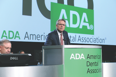 Photo of Dr. Daniel J. Klemmedson at 2019 House of Delegates