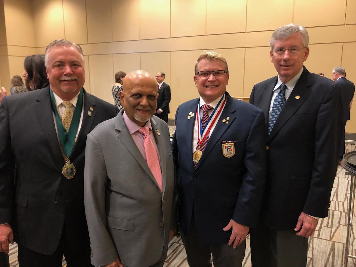 Photo of Dr. Gehani with ACD leaders