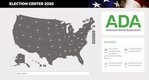 Photo of ADA Election Website