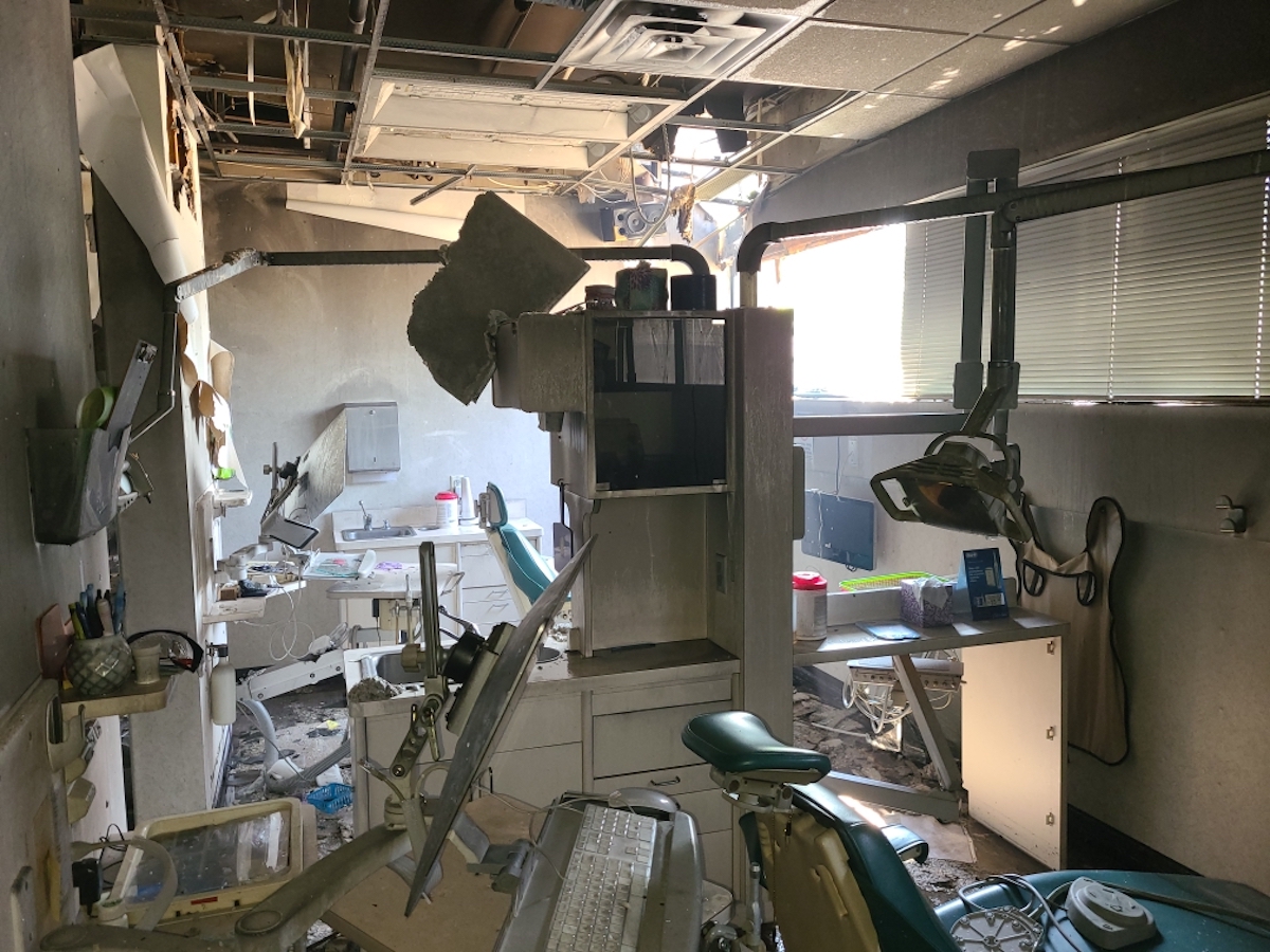 Photo of damage