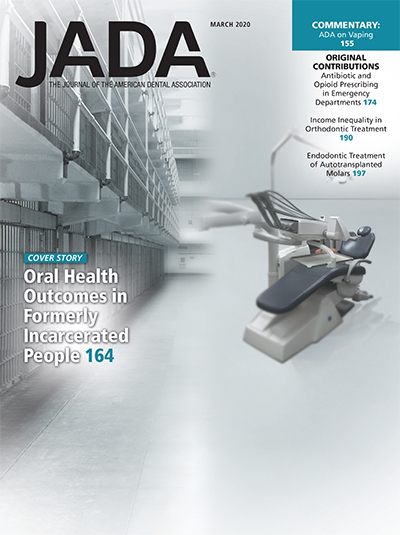 March JADA cover image