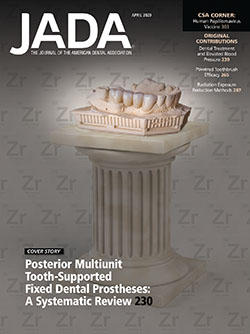 Image of April 2020 JADA cover