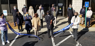 Photo of DDD Foundation ribbon-cutting