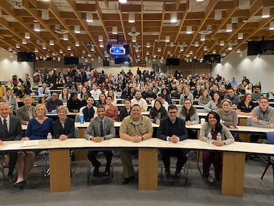 Photo of Dr. Ricks at Tufts
