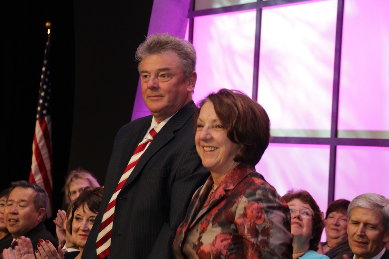 Photo of Dr. O'Loughlin and Steve O'Loughlin
