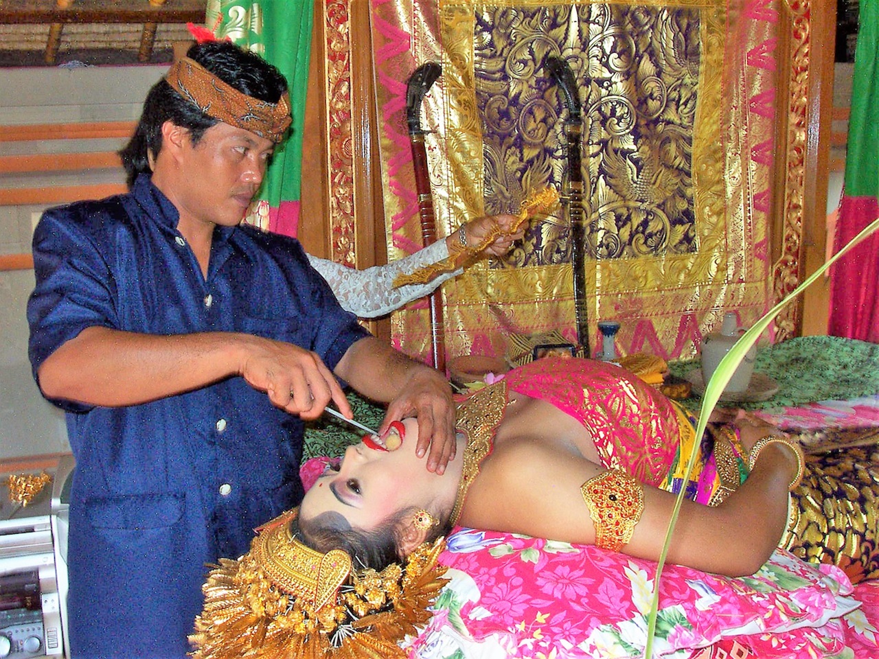 Photo of coming-of-age ceremony in Indonesia