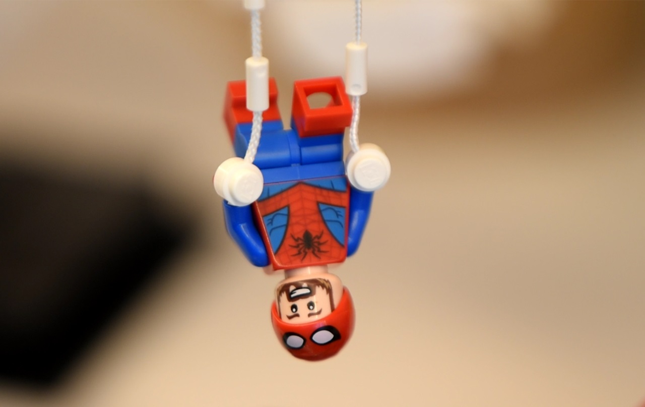 Photo of Lego minifigure of David Jadin, D.D.S., as Spider-Man