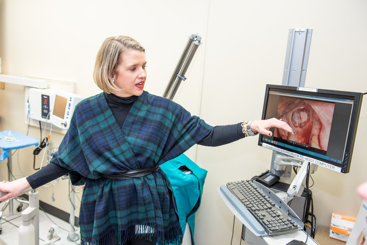Photo of Dr. Geisinger at UAB clinic
