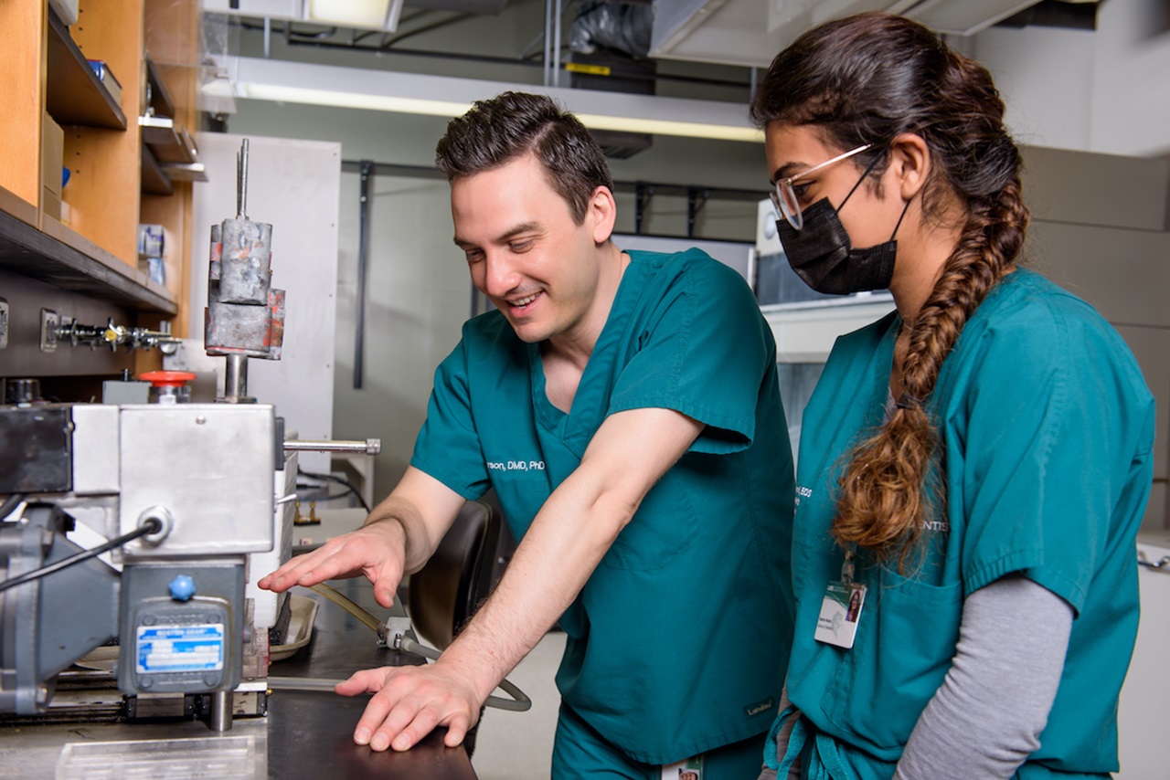 Photo of Dr. Lawson in UAB biomaterials lab