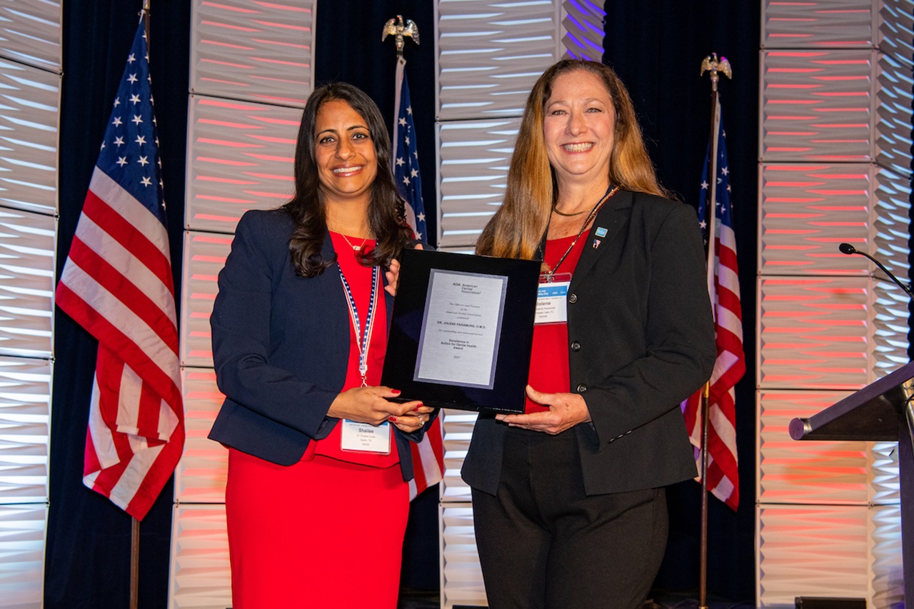 Photo of Drs Shailee Gupta and Jolene Paramore at 2022 Lobby Day