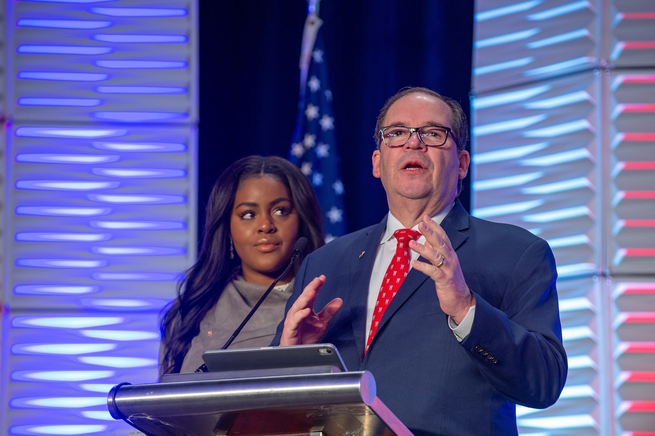 ASDA President Justina Anigbo and ADA President Cesar Sabates during 2022 Lobby Day