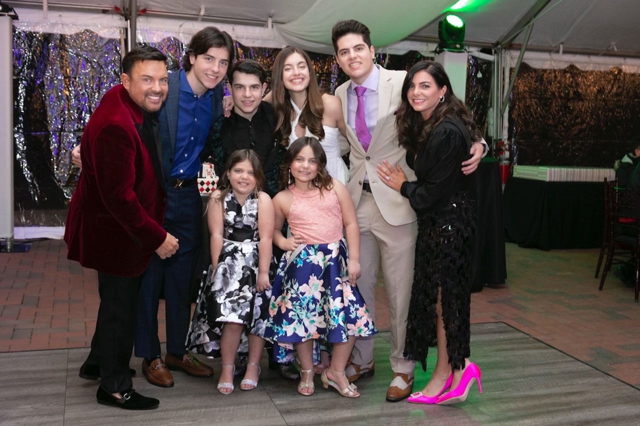 Photo of Dr. Riccobene and his family