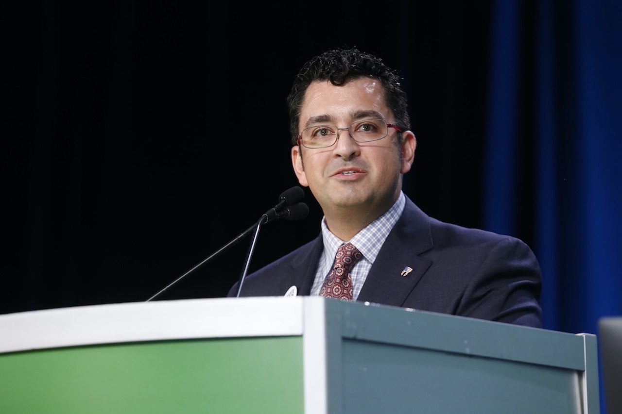 Dr. David Manzanares at the House of Delegates