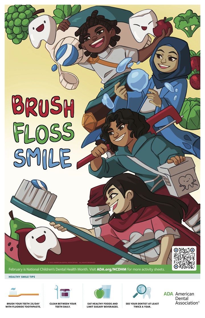 2023 National Children's Dental Health Month approaching American