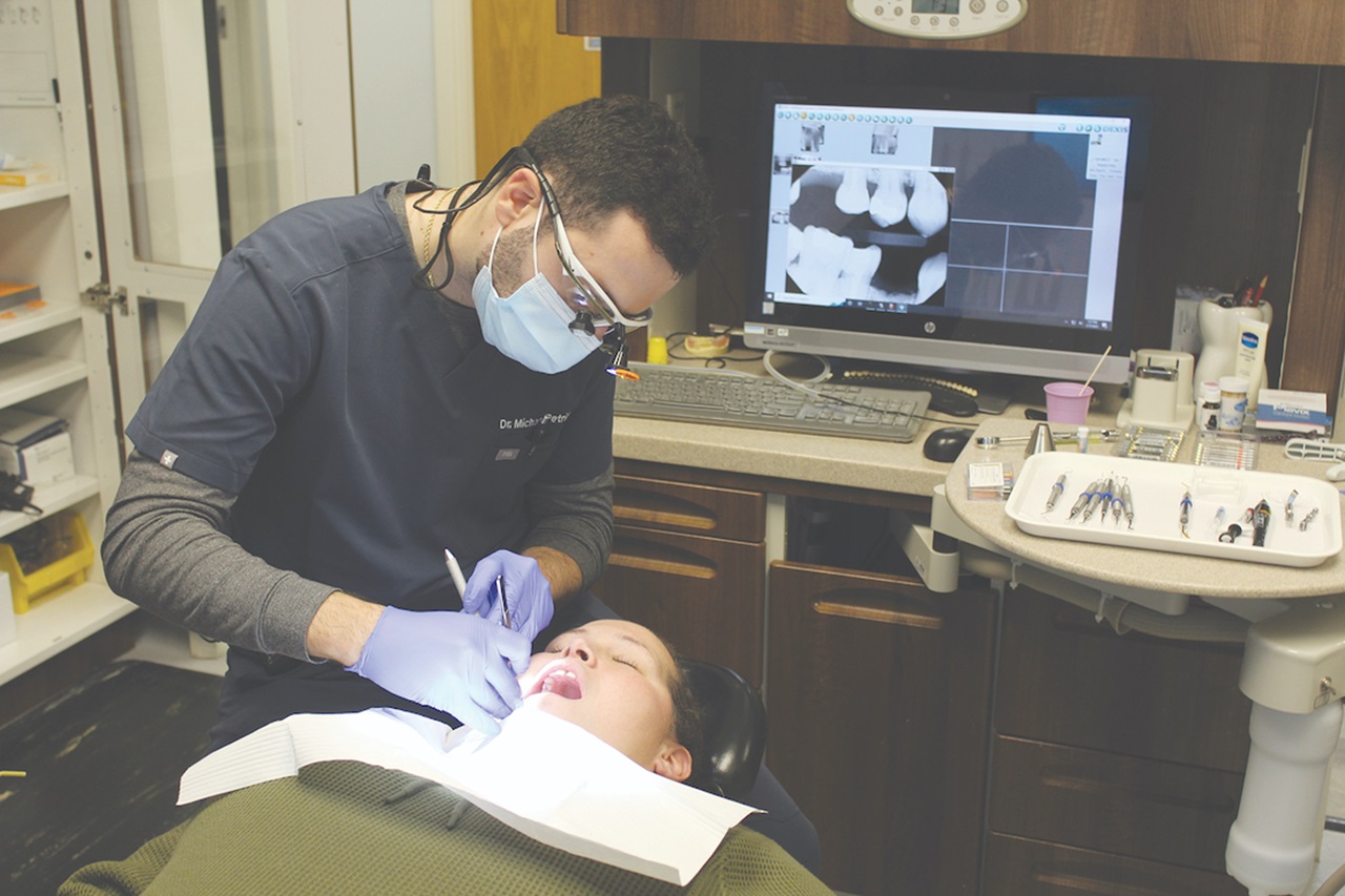 Photo of Dr. Mike Petrides at the Wheeling Health Right dental clinic