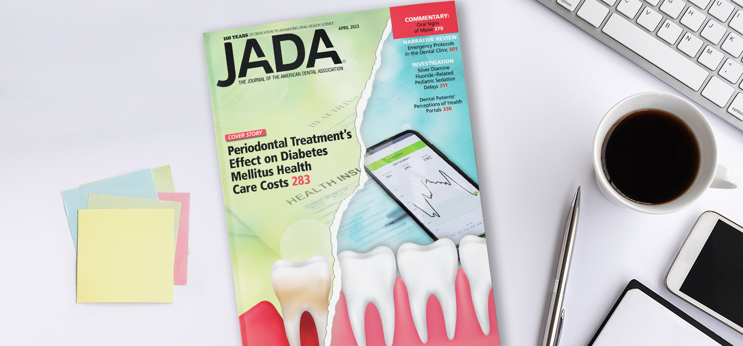JADA April Issue Cover 2023