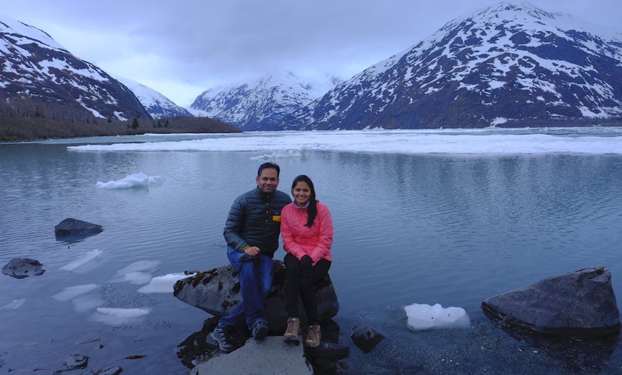 Photo of Dr. Ather in Alaska